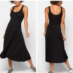 Marine Layer Lexi Scoop Neck Rib Knit Midi Dress
